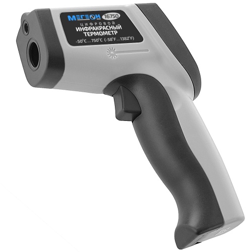 Инфракрасный измеритель температуры с цветным дисплеем МЕГЕОН 16750 - внешний вид фото 4 Инфракрасный измеритель температуры с цветным дисплеем МЕГЕОН 16750 фотография фото 4