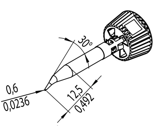 Жало паяльное 0142SDLF06L/SB фотография  фото 3