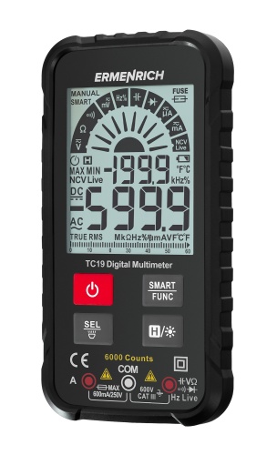 Цифровой мультиметр Ermenrich Zing TC19 - внешний вид Цифровой мультиметр Ermenrich Zing TC19 фотография