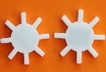 Якорь для магнитной мешалки 7*40мм (звезда), фторопласт