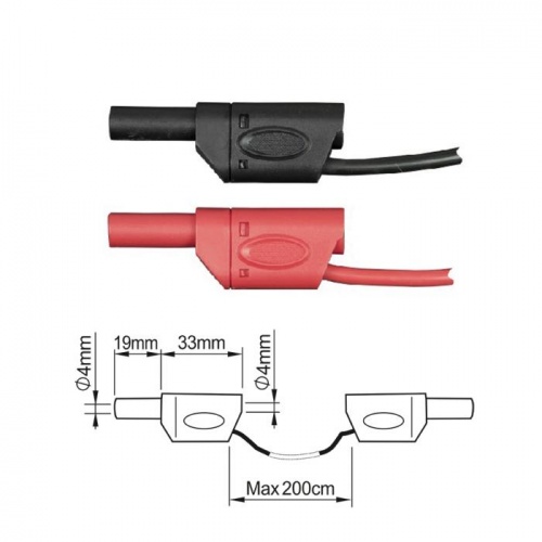ПрофКиП PTL908-6 измерительные провода 4 мм с двойной изоляцией - внешний вид ПрофКиП PTL908-6 измерительные провода 4 мм с двойной изоляцией фотография