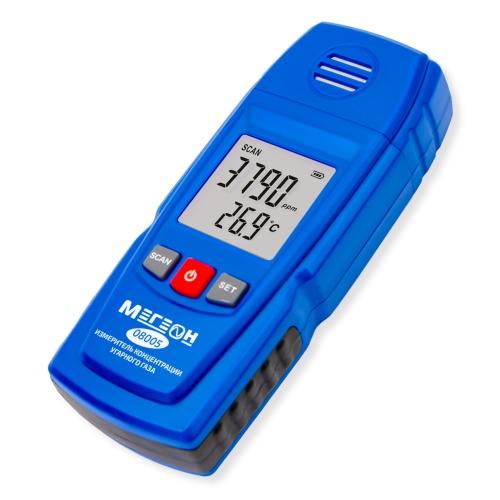 Измеритель концентрации угарного газа МЕГЕОН 08005 - внешний вид фото 3 Измеритель концентрации угарного газа МЕГЕОН 08005 фотография фото 3