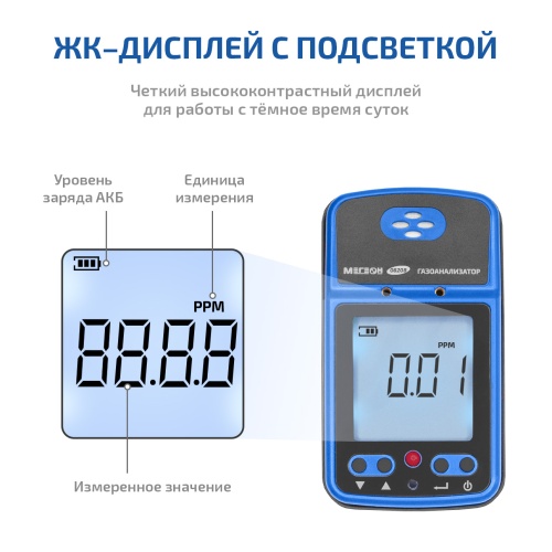 Газоанализатор (измеритель концентрации озона) МЕГЕОН 08208 - внешний вид фото 8 Газоанализатор (измеритель концентрации озона) МЕГЕОН 08208 фотография фото 8