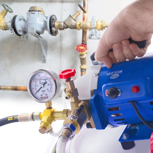 Электрический опрессовочный насос МЕГЕОН 98120 - внешний вид фото 13 Электрический опрессовочный насос МЕГЕОН 98120 фотография фото 13