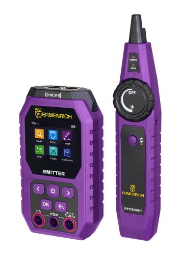 Кабельный тестер с мультиметром Ermenrich Ping SM75 фотография 