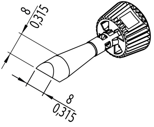 Жало паяльное 0142CDLF80A/SB фотография  фото 3