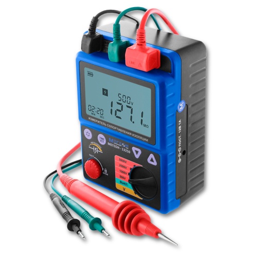Измеритель сопротивления изоляции (мегаомметр) МЕГЕОН 13250 - внешний вид фото 4 Измеритель сопротивления изоляции (мегаомметр) МЕГЕОН 13250 фотография фото 4