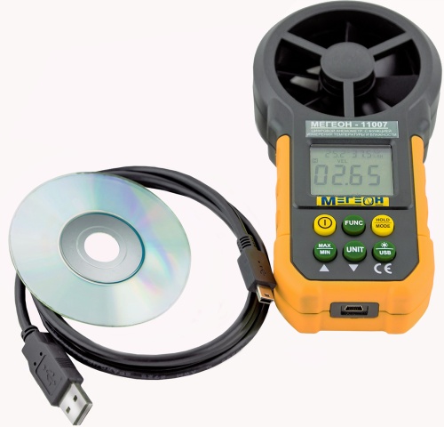 Анемометр с USB интерфейсом МЕГЕОН 11007 фотография  фото 4
