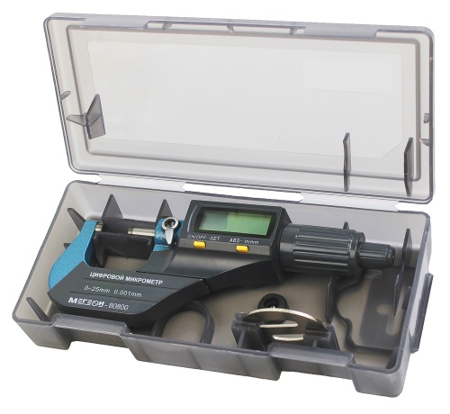 Микрометр цифровой МЕГЕОН 80800 фотография  фото 8