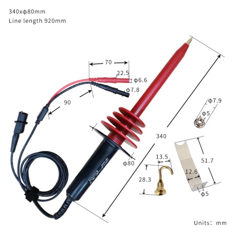 HVP-50 Высоковольтный пробник постоянного тока фотография  фото 2