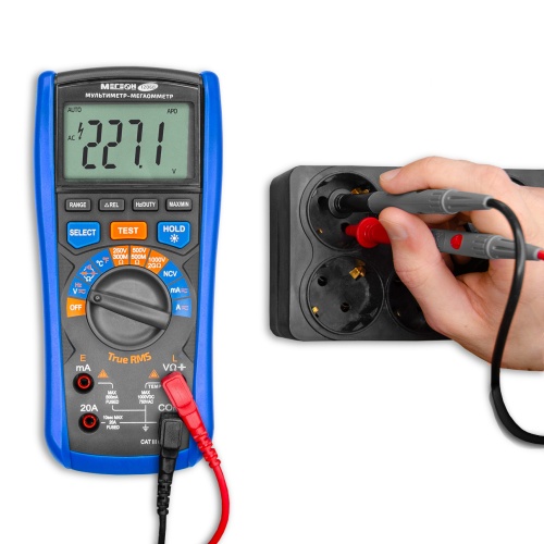 Мультиметр-мегаомметр МЕГЕОН 12060 - внешний вид фото 14 Мультиметр-мегаомметр МЕГЕОН 12060 фотография фото 14