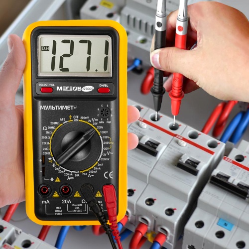 Мультиметр цифровой МЕГЕОН 12700 - внешний вид фото 13 Мультиметр цифровой МЕГЕОН 12700 фотография фото 13