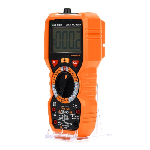 VERDO MH6107 Мультиметр портативный 0,5%, 6000 отсчетов - внешний вид фото 7 VERDO MH6107 Мультиметр портативный 0,5%, 6000 отсчетов фотография фото 7