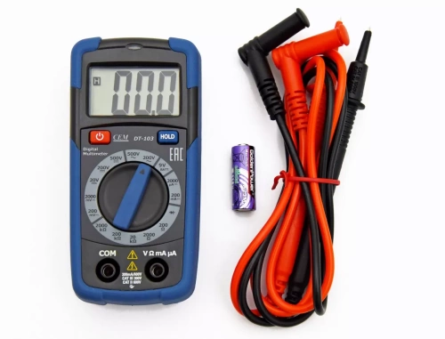 DT-103  Мультиметр цифровой фотография  фото 3