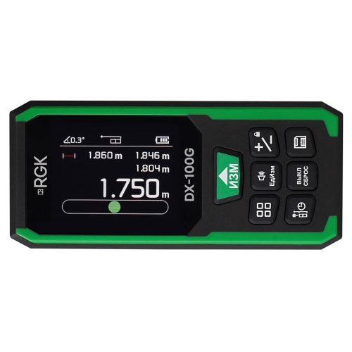 Лазерный дальномер RGK DX-100G фотография  фото 4