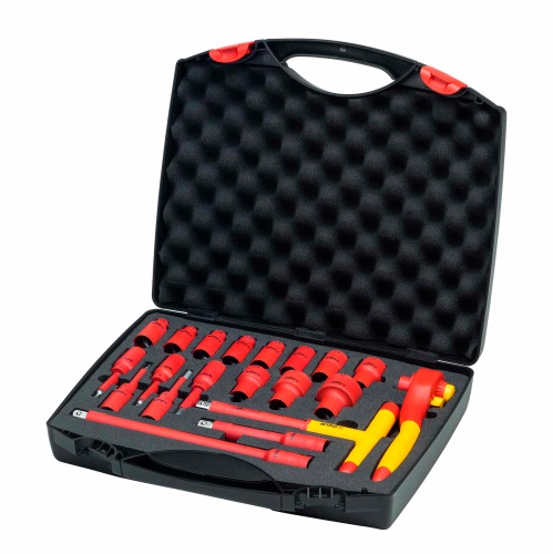 Набор изолированных ключей с трещоткой 1/2" 7208NK2001 Tool Set insulated фотография  фото 2