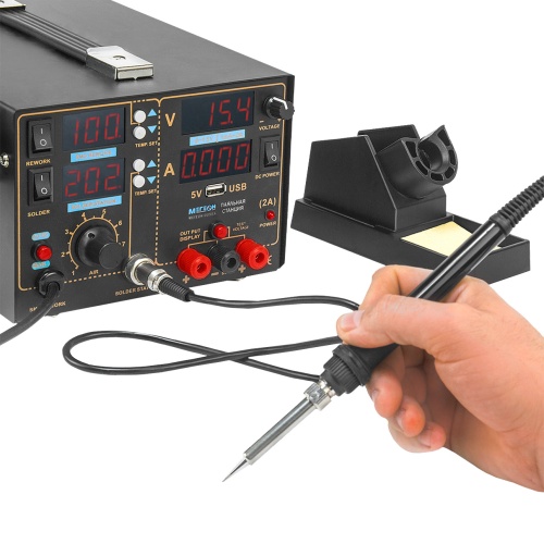 Многофункциональная паяльная станция 3 в 1 МЕГЕОН 00503 - внешний вид фото 14 Многофункциональная паяльная станция 3 в 1 МЕГЕОН 00503 фотография фото 14