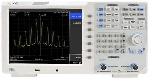 OWON XSA1036P-TG Анализатор спектра с трекинг генератором фотография 