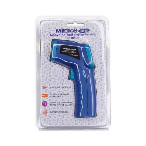 Бесконтактный инфракрасный термометр (пирометр) МЕГЕОН 16555 - внешний вид фото 8 Бесконтактный инфракрасный термометр (пирометр) МЕГЕОН 16555 фотография фото 8