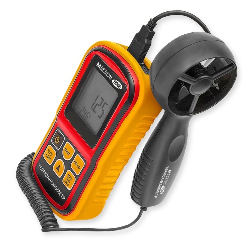 Анемометр крыльчатый цифровой МЕГЕОН 11006 - внешний вид фото 3 Анемометр крыльчатый цифровой МЕГЕОН 11006 фотография фото 3