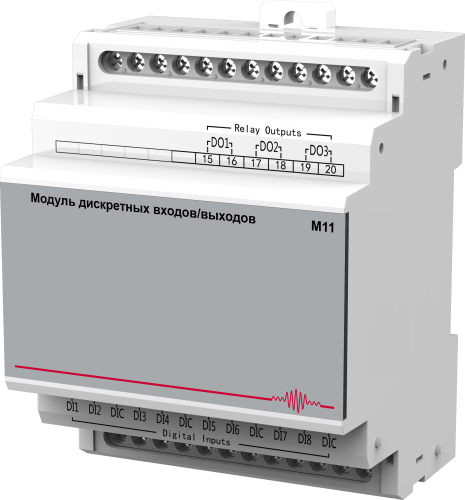 М11 - модуль функций (8DI, 3DO) фотография 