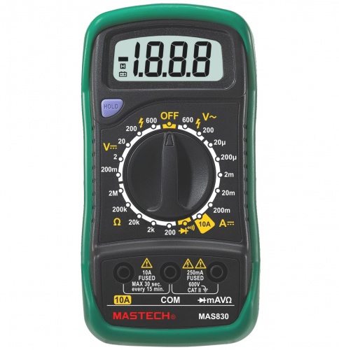 MAS830 Mastech мультиметр фотография 