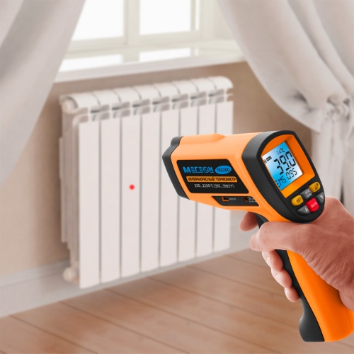 Измеритель температуры лазерный (пирометр) МЕГЕОН 162200 фотография  фото 10