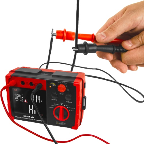 Измеритель сопротивления изоляции (мегаомметр) МЕГЕОН 13170 фотография  фото 12