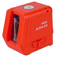 Лазерный уровень RGK ALPHA 201 с красным лучом