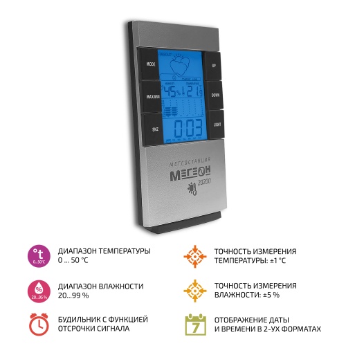 Метеостанция МЕГЕОН 20200 - внешний вид Метеостанция МЕГЕОН 20200 фотография