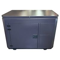 Тихий зимний кожух для генератора 1600 RAL 8019 (2 вентилятора)