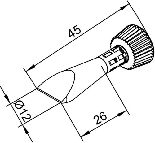 Жало паяльное 102CDLF120C (0102CDLF120C) фотография  фото 3