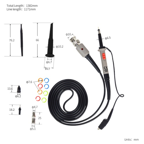 CP2350 Пассивный пробник для осциллографа - внешний вид фото 2 CP2350 Пассивный пробник для осциллографа фотография фото 2