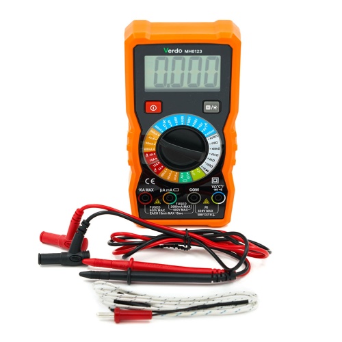 VERDO MH6123 Мультиметр портативный 0,5%, 4000 отсчетов - внешний вид фото 10 VERDO MH6123 Мультиметр портативный 0,5%, 4000 отсчетов фотография фото 10
