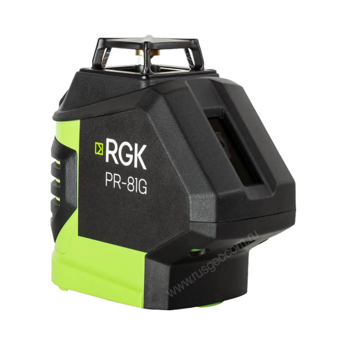 Комплект: лазерный уровень RGK PR-81G + штатив RGK LET-150 фотография  фото 2