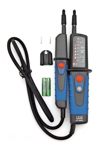 DT-9021 Указатель напряжения и правильности подключения фотография  фото 3