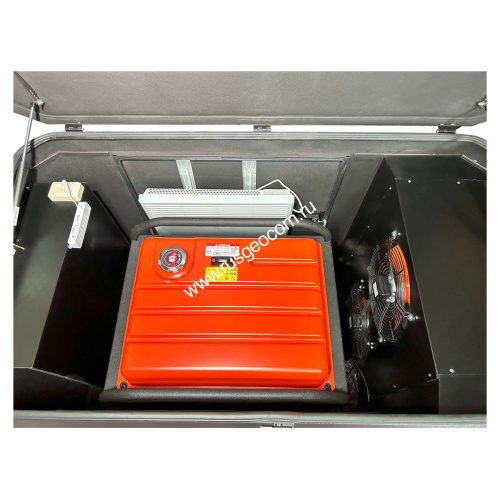 Супертихий зимний кожух для генератора 1700SS RAL 7024 фотография  фото 5