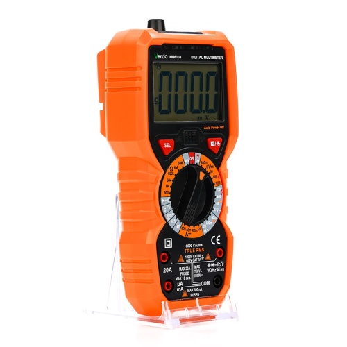 VERDO MH6104 Мультиметр портативный 0,5%, 6000 отсчетов - внешний вид фото 8 VERDO MH6104 Мультиметр портативный 0,5%, 6000 отсчетов фотография фото 8