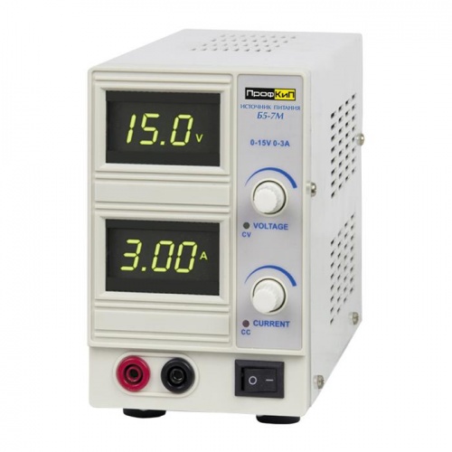 Источник питания ПрофКиП Б5-7М источник питания (1; 0 В … 30 В; 0 А … 3 А) - внешний вид Источник питания ПрофКиП Б5-7М источник питания (1; 0 В … 30 В; 0 А … 3 А) фотография