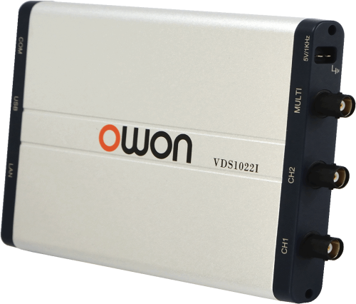 OWON VDS1022I Цифровой USB осциллограф - внешний вид OWON VDS1022I Цифровой USB осциллограф фотография