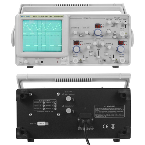 Осциллограф аналоговый двуканальный МЕГЕОН 15042 фотография  фото 7