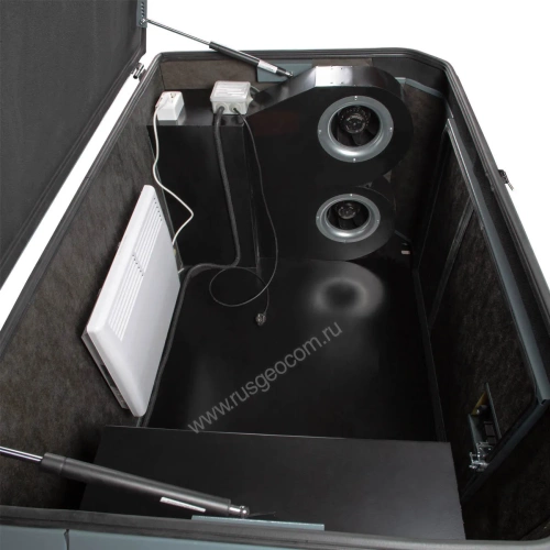 Супертихий зимний кожух для генератора 1400SS RAL 7031 фотография  фото 8