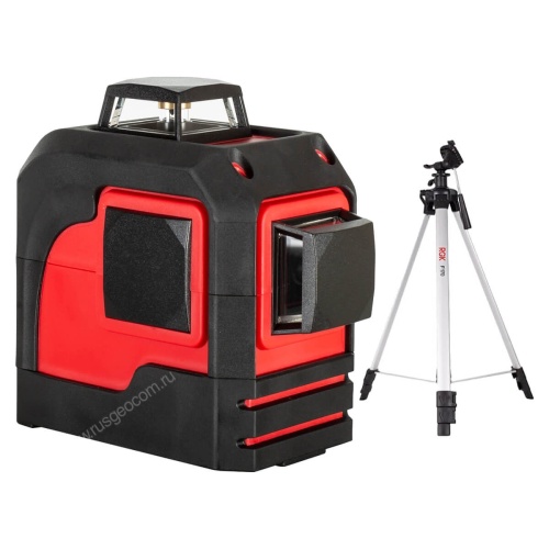 Комплект: лазерный уровень RGK PR-2M с калибровкой + штатив RGK F170 фотография 