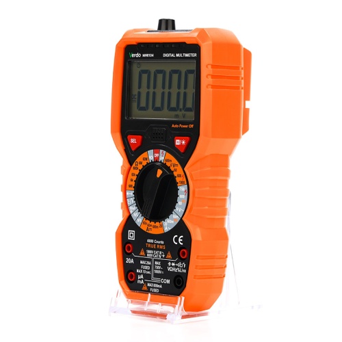 VERDO MH6104 Мультиметр портативный 0,5%, 6000 отсчетов - внешний вид фото 7 VERDO MH6104 Мультиметр портативный 0,5%, 6000 отсчетов фотография фото 7