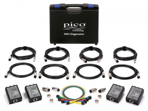 Комплект PQ120 для диагностики Pico NVH  Advanced kit в кейсе - внешний вид Комплект PQ120 для диагностики Pico NVH  Advanced kit в кейсе фотография