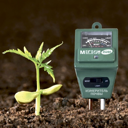 Измеритель почвы 3 в 1 МЕГЕОН 35280 фотография  фото 6