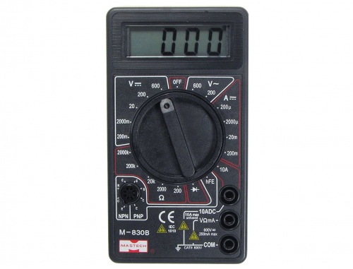 M830B Mastech цифровой мультиметр - внешний вид M830B Mastech цифровой мультиметр фотография