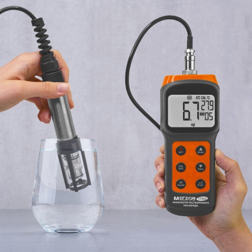 Цифровой измеритель кислорода в воде МЕГЕОН 17350 фотография  фото 21
