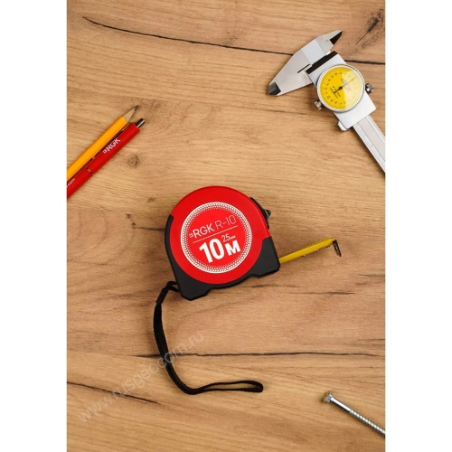 Измерительная рулетка RGK R-10 (с поверкой) - внешний вид фото 4 Измерительная рулетка RGK R-10 (с поверкой) фотография фото 4
