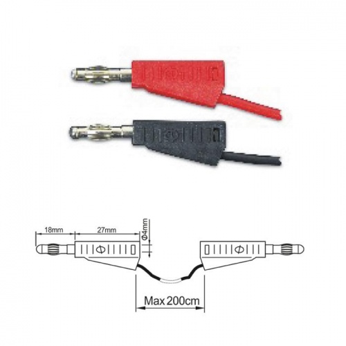 ПрофКиП PTL908-8 измерительные провода 4 мм Male-Male фотография 